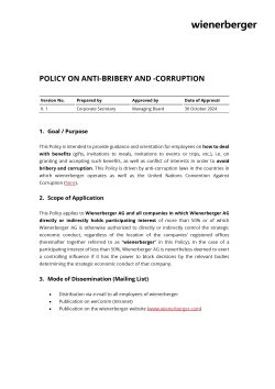 Policy on Anti-Bribery and Anti-Corruption 2024