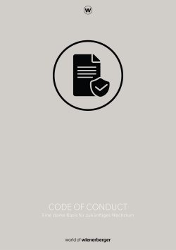 wienerberger Code of Conduct (DE)