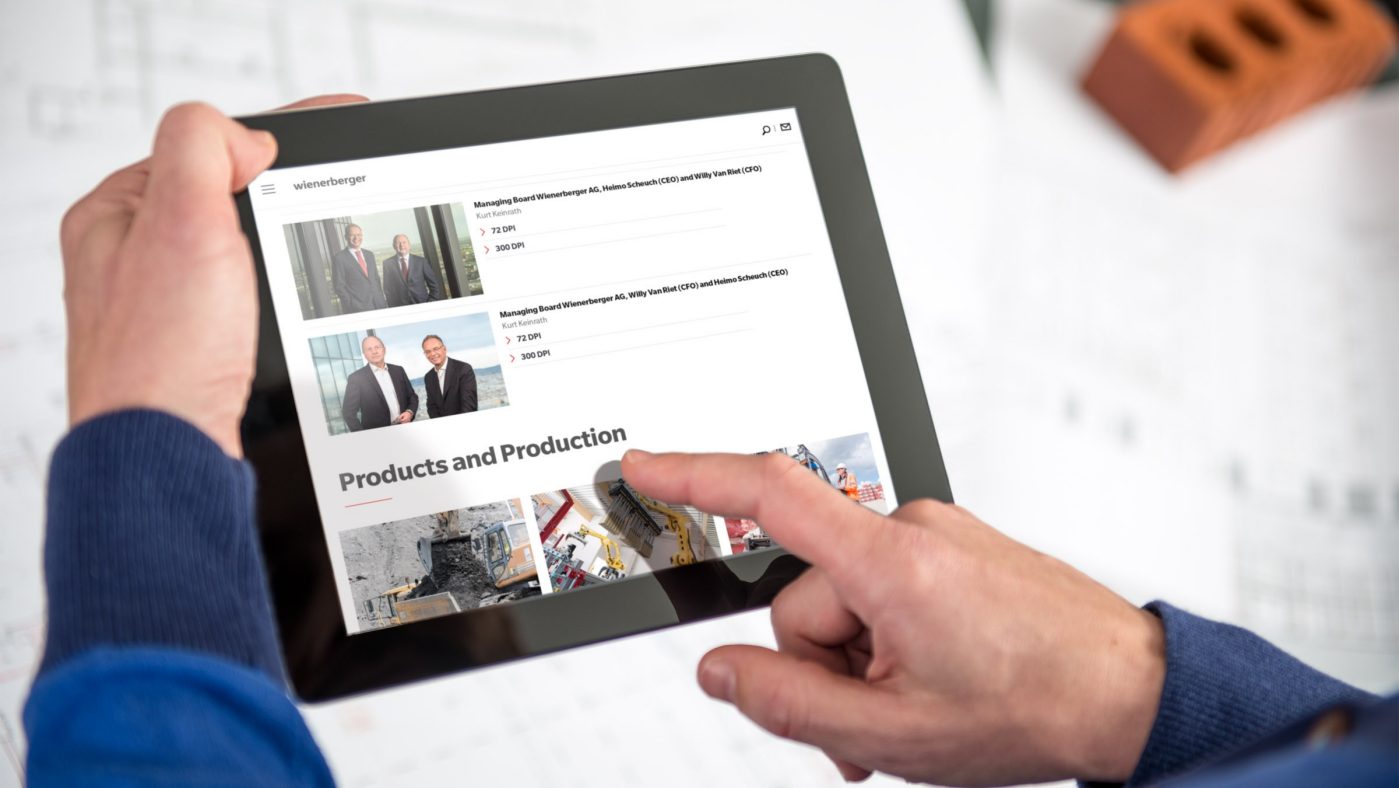 Das Wienerberger Mediaservice stellt Ihnen eine Auswahl an hochaufl�senden Pressefotos sowie Videos als Download zur Verf�gung.