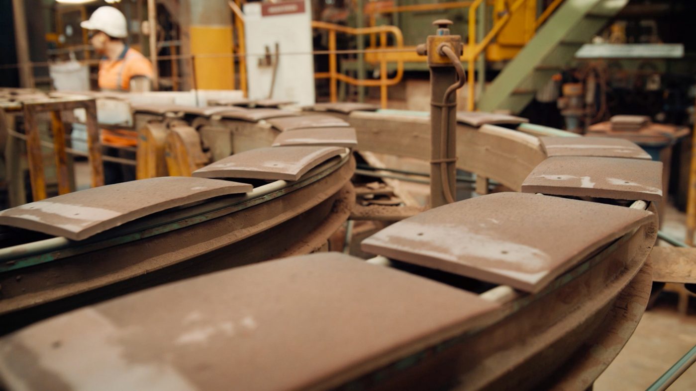 roof tile production