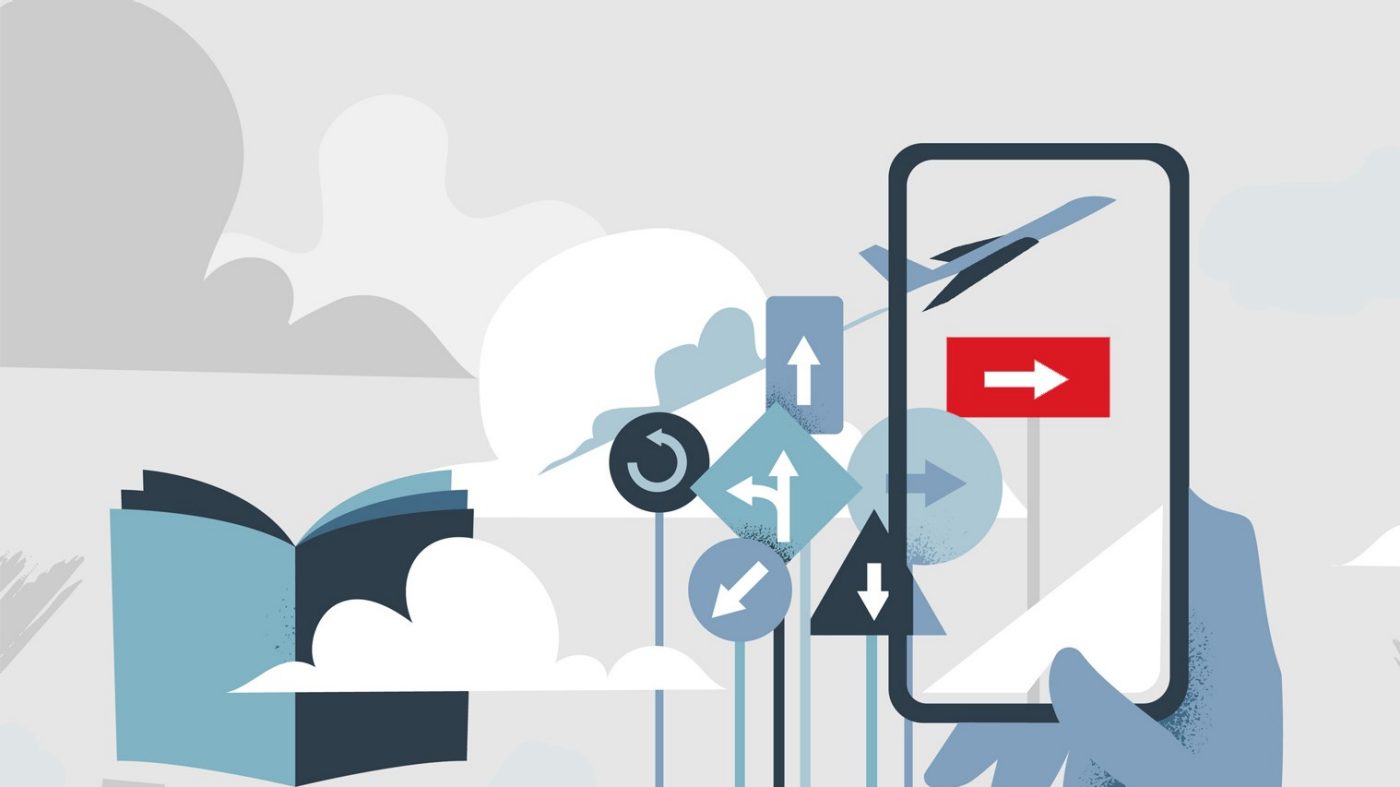 Grafik, Flugzeug, Buch, Wolken, Schilder