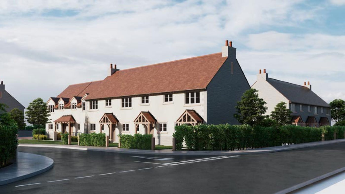 digitale Wohnhausanlage