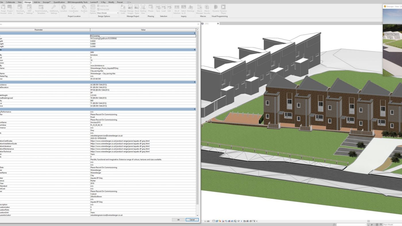 Screenshot eines BIM-Programms