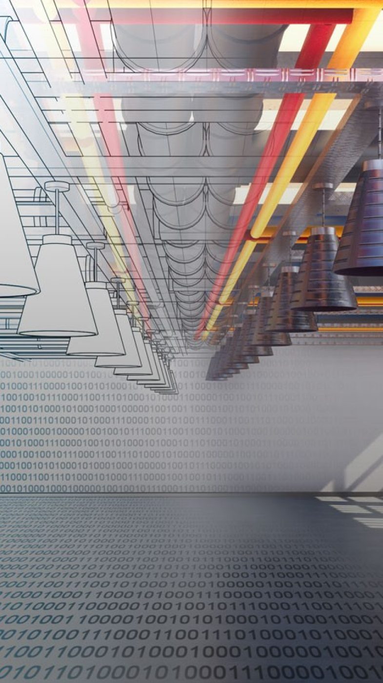 Ziegelhalle; halb real; halb geplant