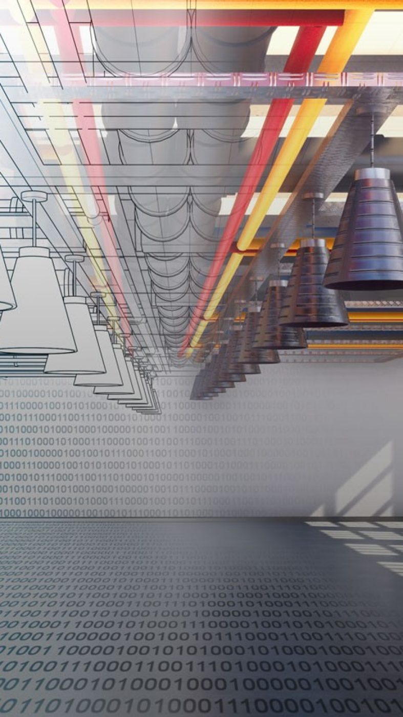 Ziegelhalle; halb real; halb geplant