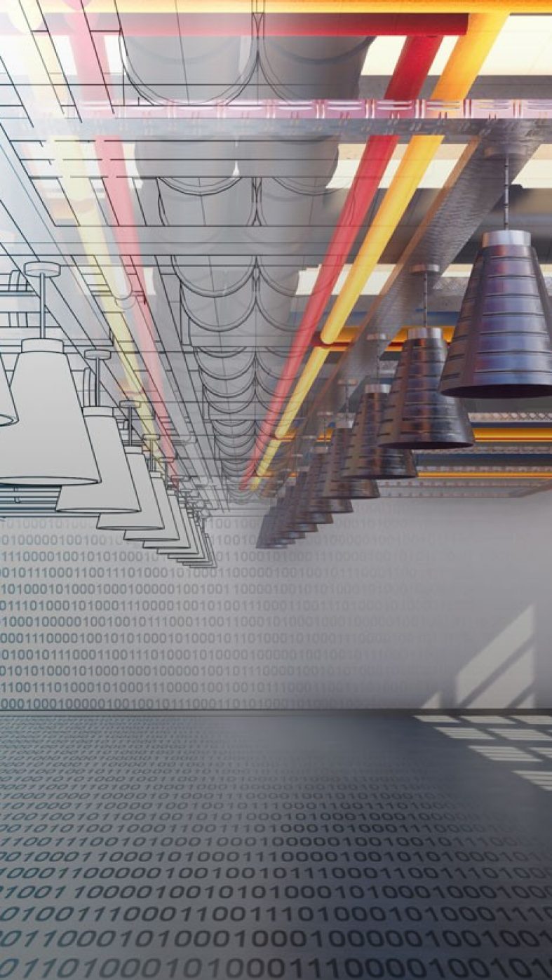 Ziegelhalle; halb real; halb geplant