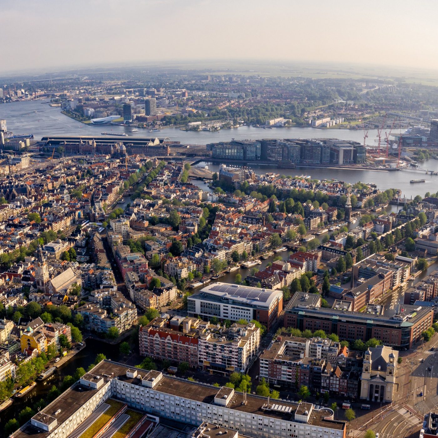 Amsterdam, Stadt von oben