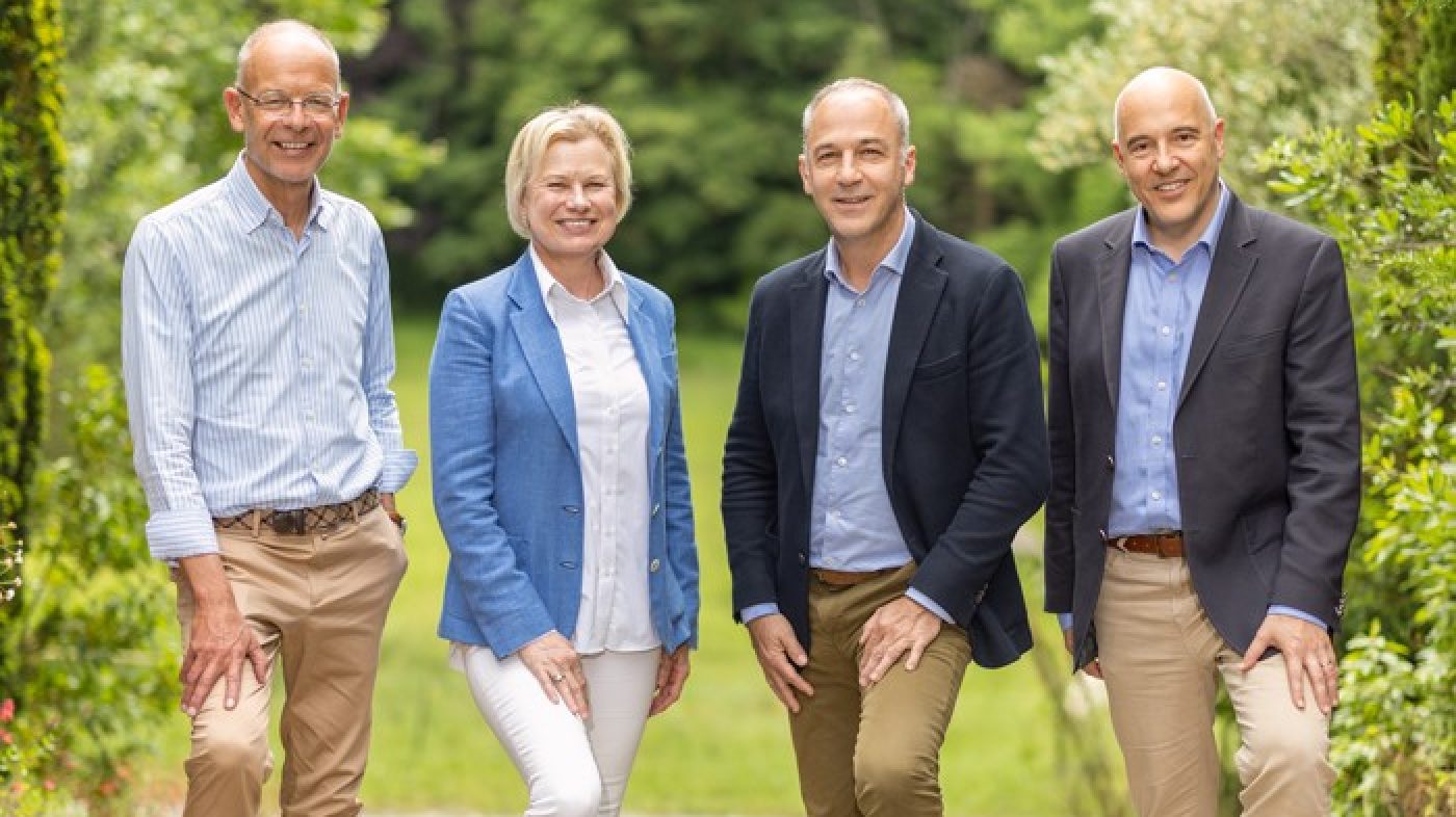 CEO Heimo Scheuch, CPO Solveig Menard-Galli and CFO Carlo Crosetto