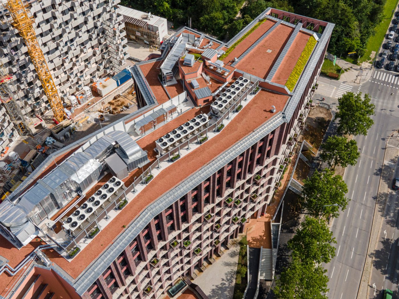 Wienerberger Headquarter, Vogelperspektive