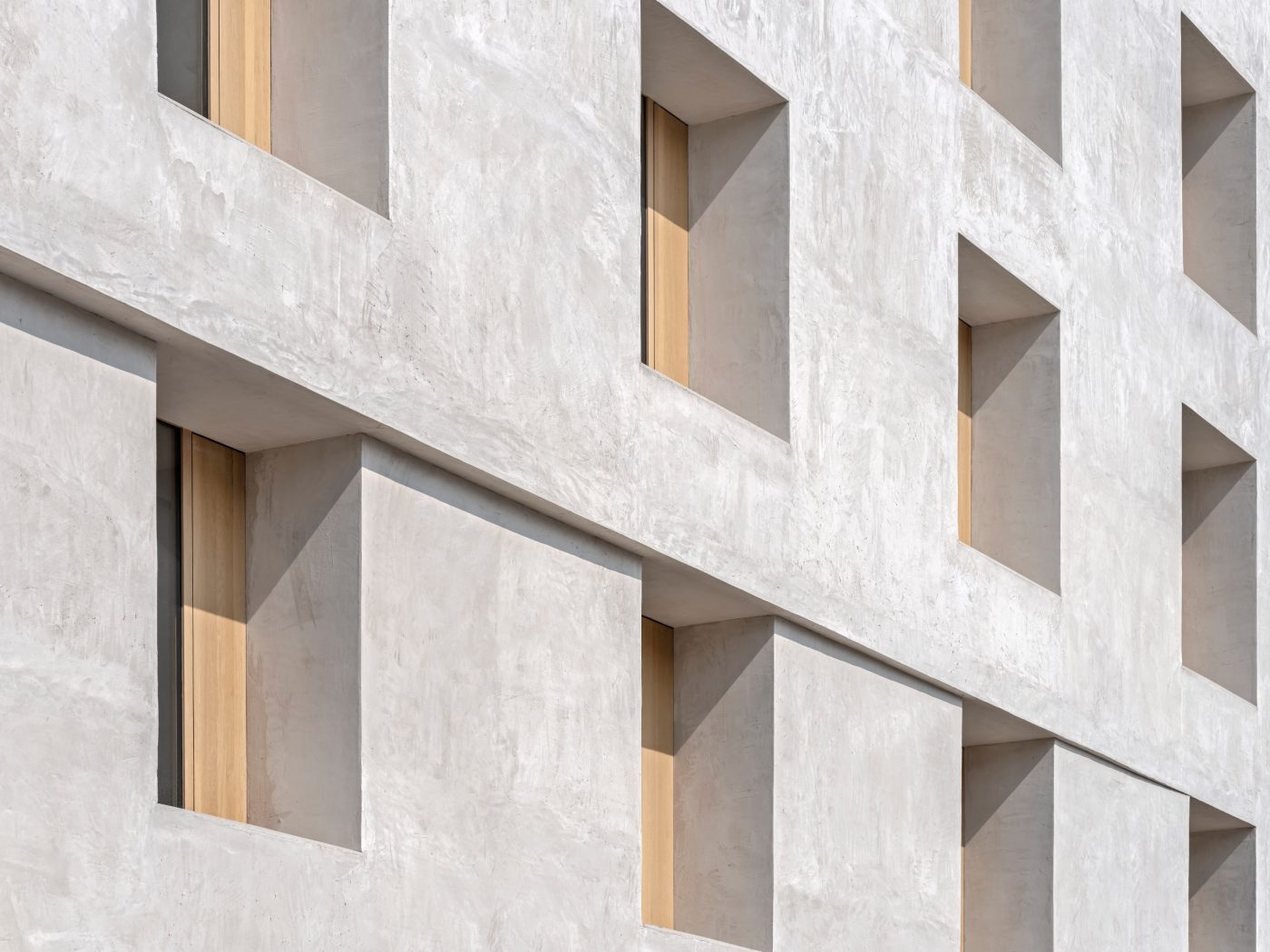 2226 Emmenweid. Brick Award 22 Category "Working together". Baumschlager Eberle Architekten. Close-up at facade