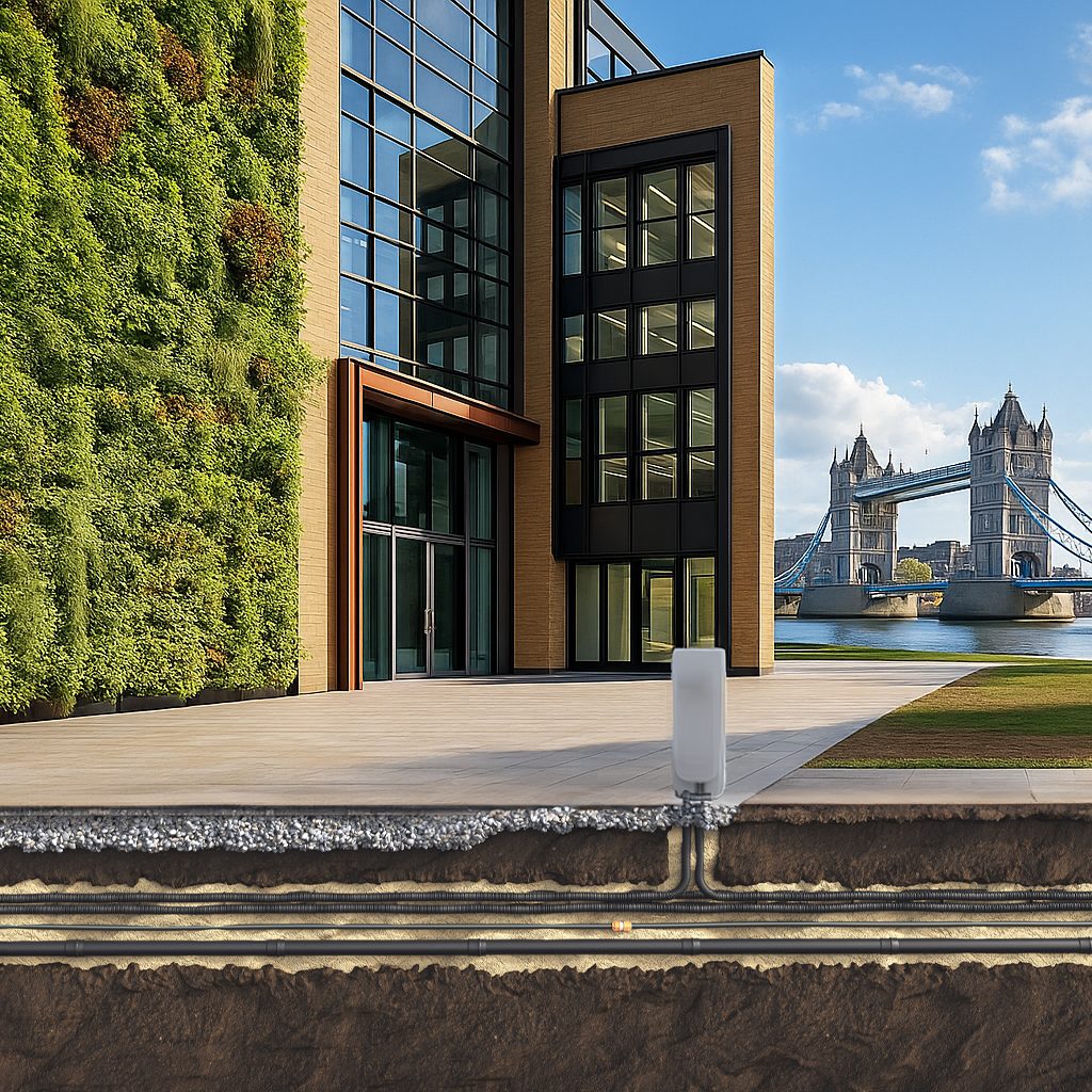 AI London pipes underground