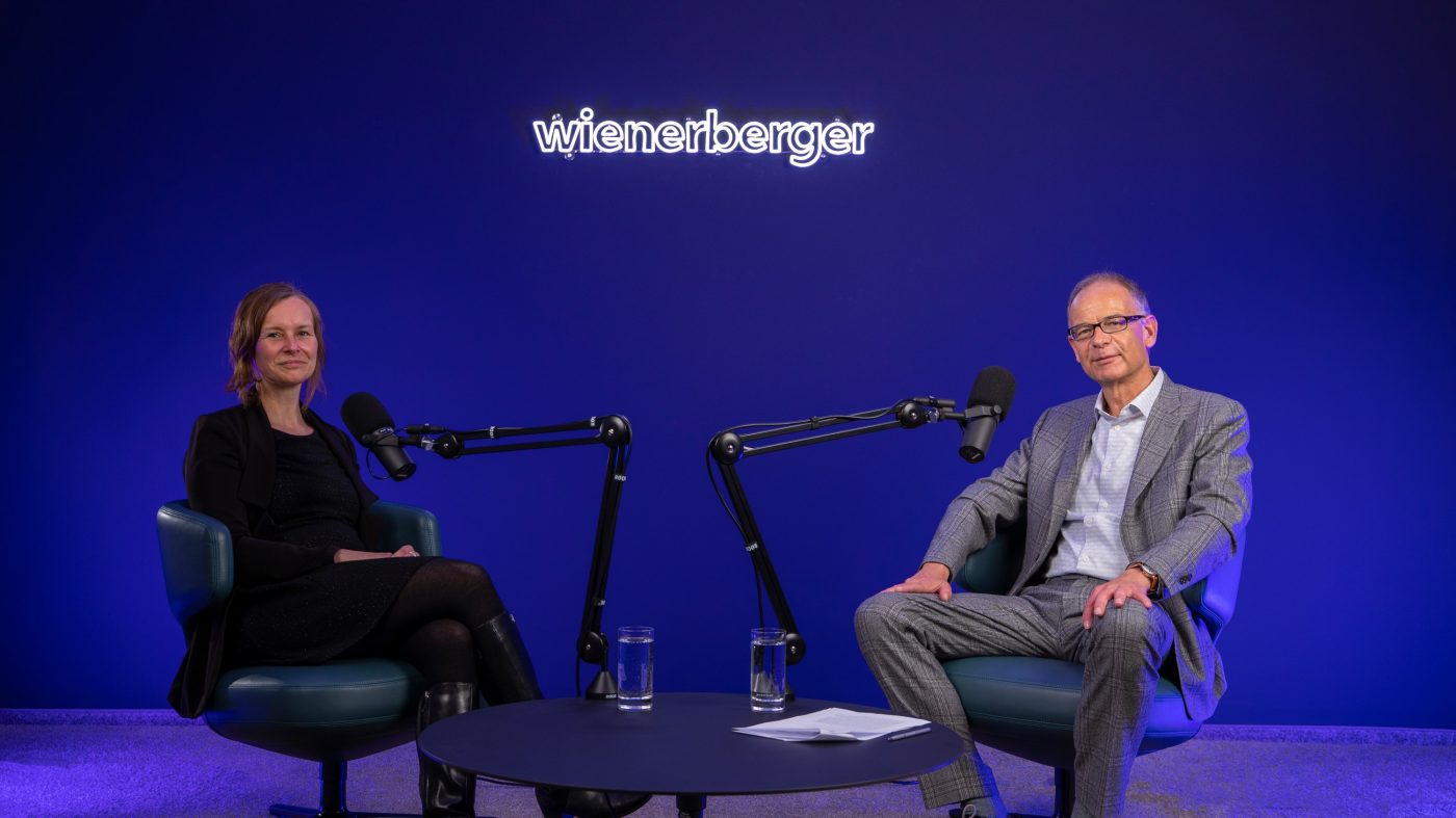 Wienerberger AG CEO Heimo Scheuch im Gespräch mit Podcast-Gast
