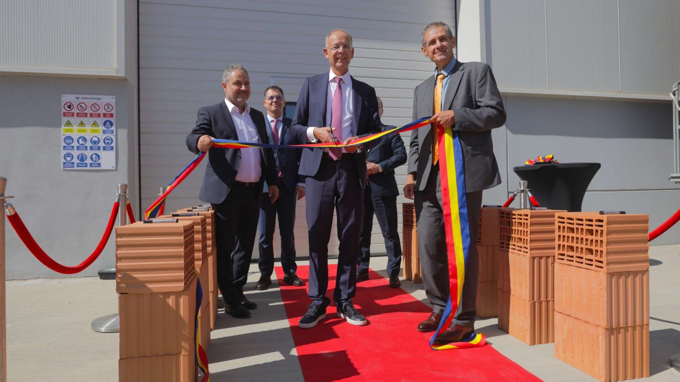 Stateoftheart brick production wienerberger modernized plant in Romania