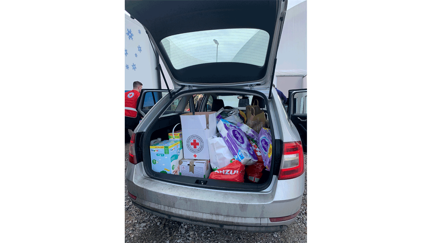 A car trunk full of necessaries