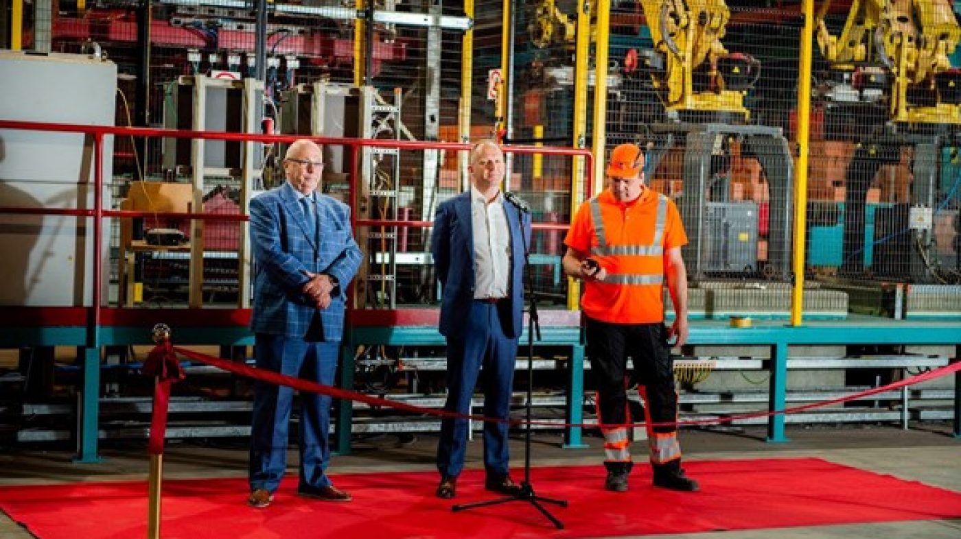 Three men at the inauguration