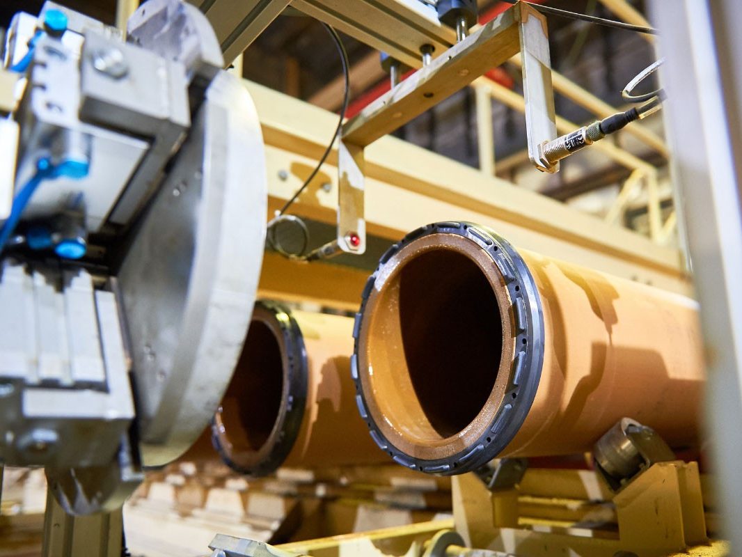 Ceramic pipe production