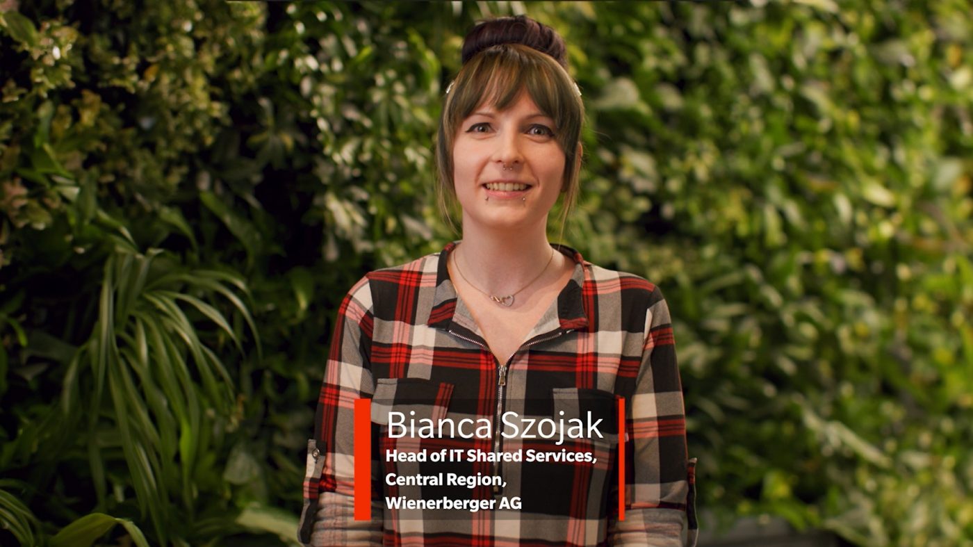 Bianca Szojak on her Job at wienerberger