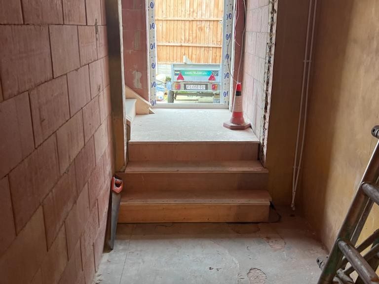 Construction site in the UK