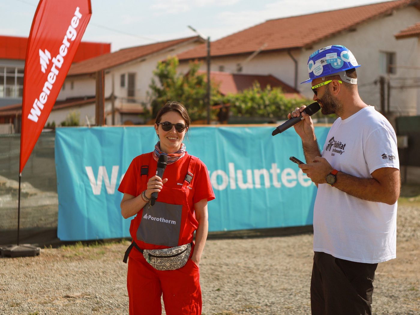 Habitat for Humanity - people building houses