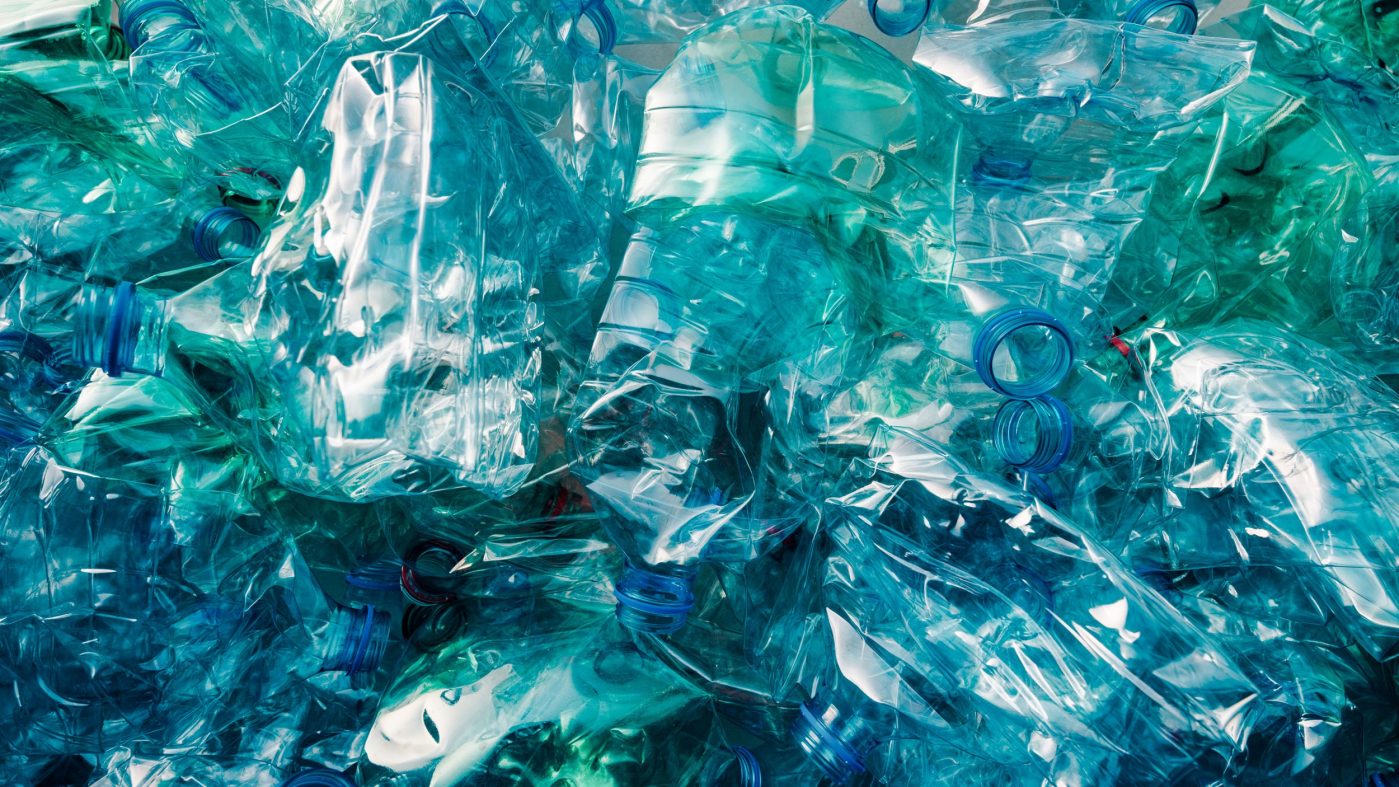 empty plastic bottles