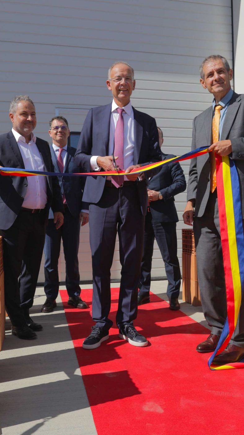 Heimo Scheuch opening modernized plant in Romania