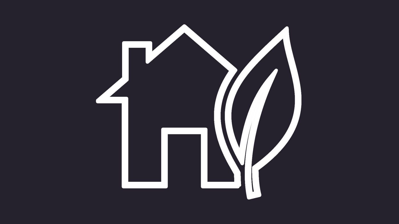 sustainable house icon